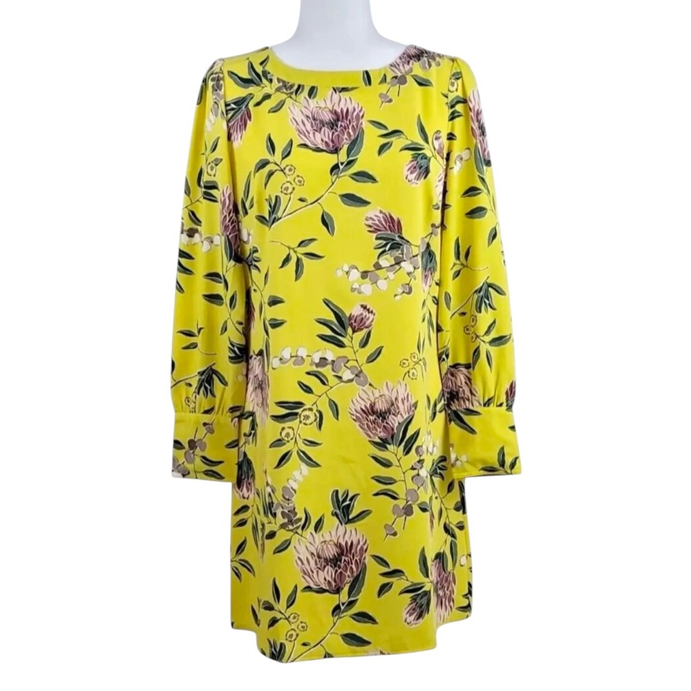 (NWOT) LOFT Floral Boatneck Shift Dress